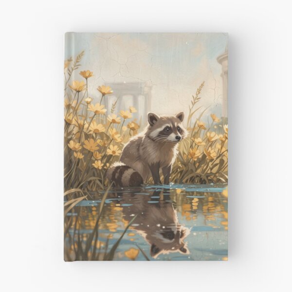 Item preview, Raccoon in Flower Pond designed and sold by Anatolii_Kys.