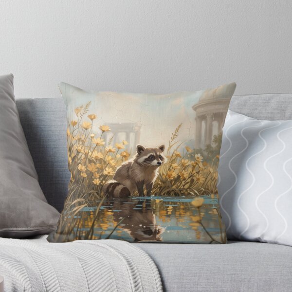 Item preview, Raccoon in Flower Pond designed and sold by Anatolii_Kys.