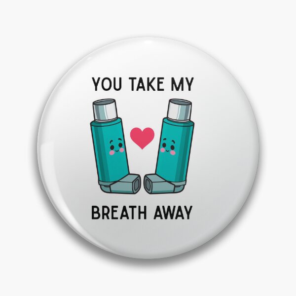 Item preview, Funny Asthma Inhalers Love T-Shirt designed and sold by FoxFrame Studio.