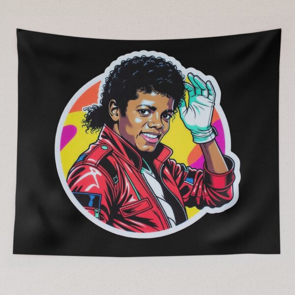 Item preview, Colorful Pop Legend Digital Portrait Illustration designed and sold by ExploreAura Studio.