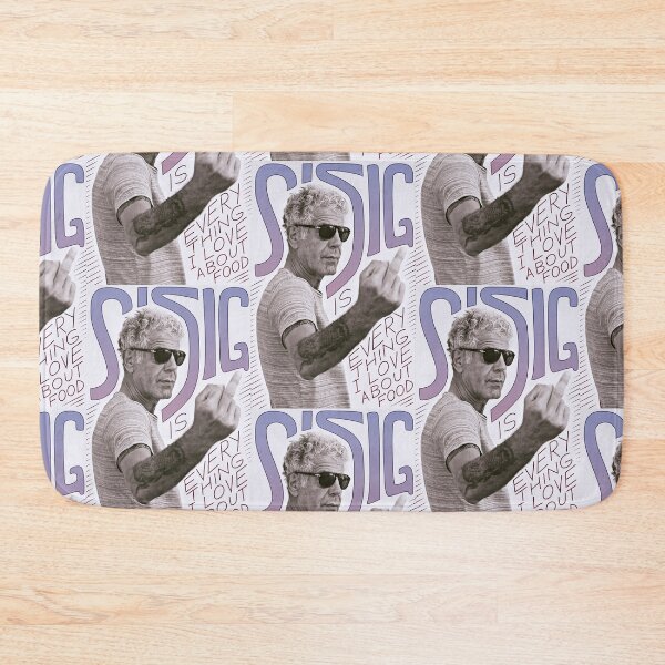 Item preview, Anthony Bourdain on Sisig designed and sold by shopnojams.