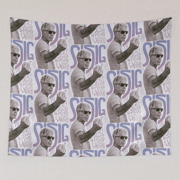 Item preview, Anthony Bourdain on Sisig designed and sold by shopnojams.