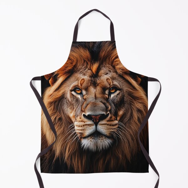 Item preview, Majestic Lion Portrait - Hyper-Realistic King of the Jungle Art designed and sold by Raloel Art.