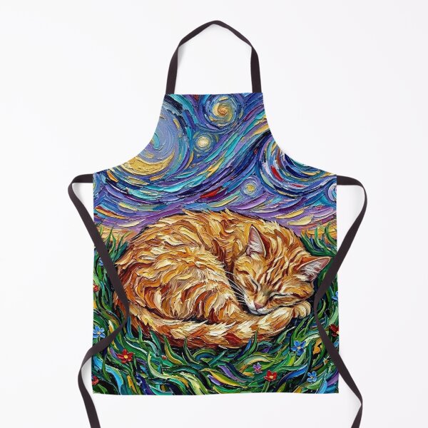 Item preview, Sleepy Orange Tabby Night designed and sold by AjaTrier.
