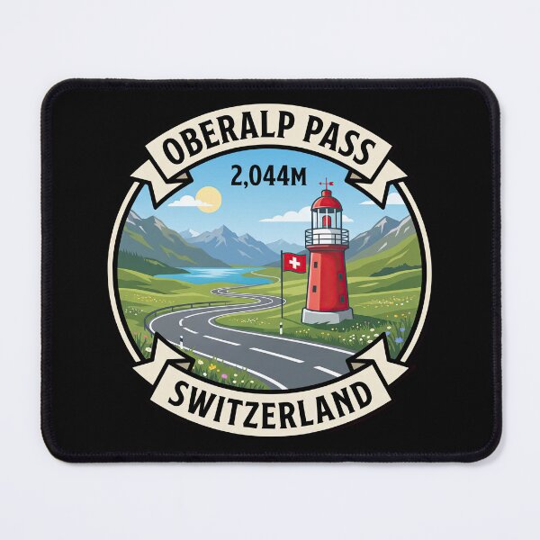 Item preview, Oberalp Pass Switzerland Legendary Mountain Road Artwork designed and sold by enzoade.