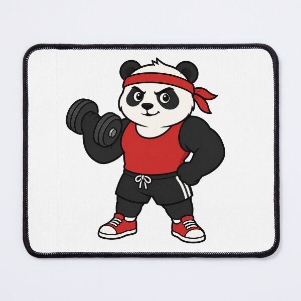 Item preview, Gym Panda designed and sold by DailyQuestPrint.