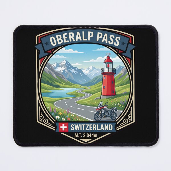 Item preview, Oberalp Pass Swiss Alps Adventure Route Design designed and sold by enzoade.