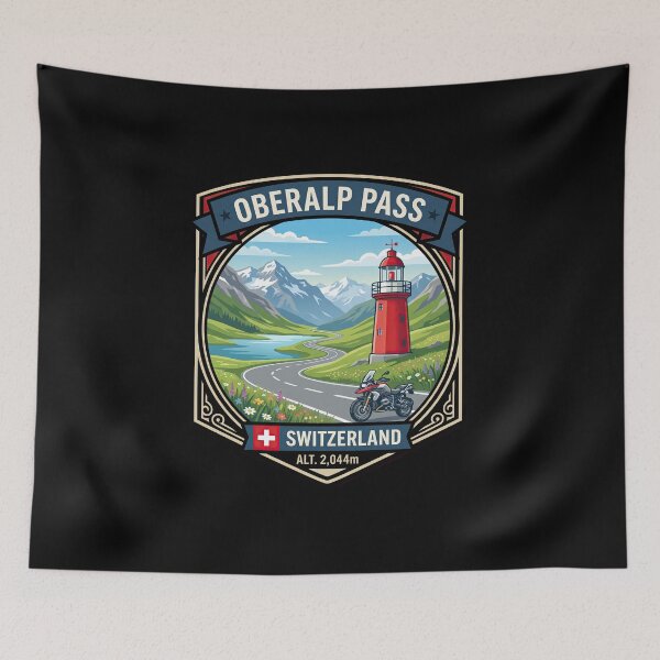 Item preview, Oberalp Pass Swiss Alps Adventure Route Design designed and sold by enzoade.