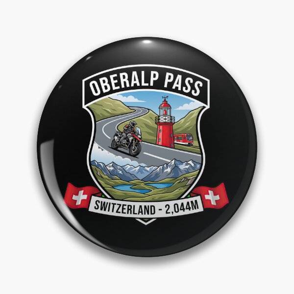 Item preview, Oberalp Pass Switzerland Scenic Alpine Road Graphic designed and sold by enzoade.