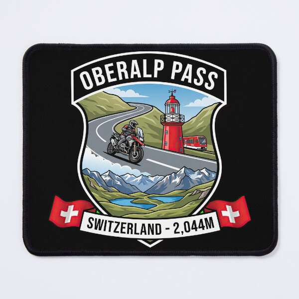 Item preview, Oberalp Pass Switzerland Scenic Alpine Road Graphic designed and sold by enzoade.
