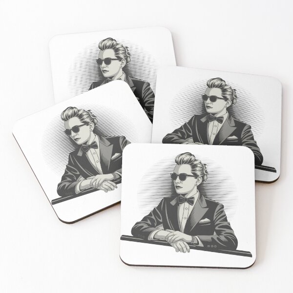 Item preview, Retro Halftone Portrait – Cool Sunglasses Style Illustration designed and sold by Krzepcia.