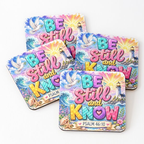 Item preview, Be Still and Know Psalm 46:10 designed and sold by INKRebelGraphic.