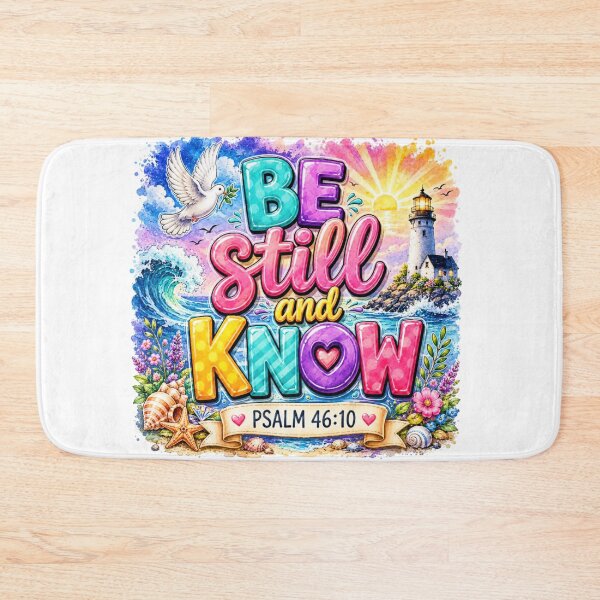 Item preview, Be Still and Know Psalm 46:10 designed and sold by INKRebelGraphic.