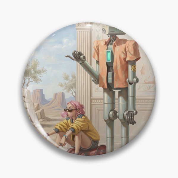 Item preview, Girl and Robot Desert Break designed and sold by Anatolii_Kys.