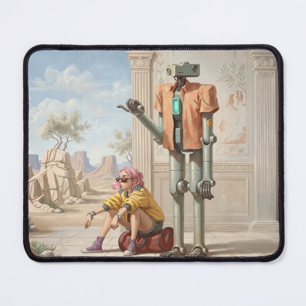 Item preview, Girl and Robot Desert Break designed and sold by Anatolii_Kys.