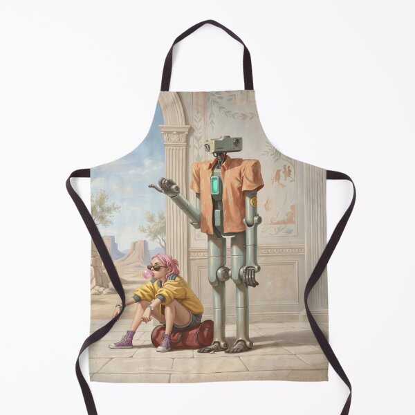 Item preview, Girl and Robot Desert Break designed and sold by Anatolii_Kys.