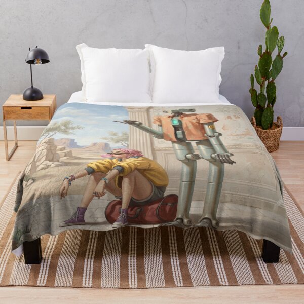 Item preview, Girl and Robot Desert Break designed and sold by Anatolii_Kys.