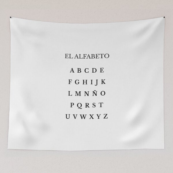 Item preview, Spanish Alphabet designed and sold by Inspirationmotivation.