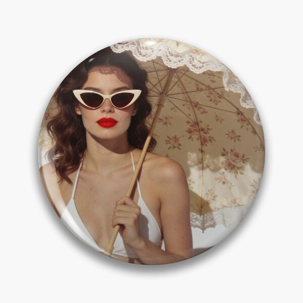Item preview, Vintage Beach Fashion Photography Retro Summer Portrait Coastal Lifestyle Aesthetic Elegant Seaside Style Timeless Vacation Design Gift For Beach Lover Gift For Fashion Lover designed and sold by Kzara Visual.