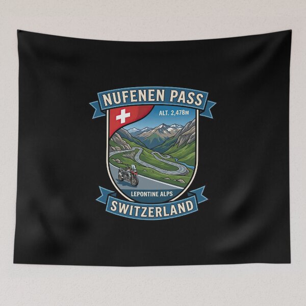 Item preview, Nufenen Pass Iconic Alpine Highway Artwork designed and sold by enzoade.