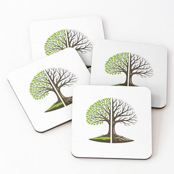Item preview, Tree of Life Four Seasons Nature Design designed and sold by CreativeMindsetLab.