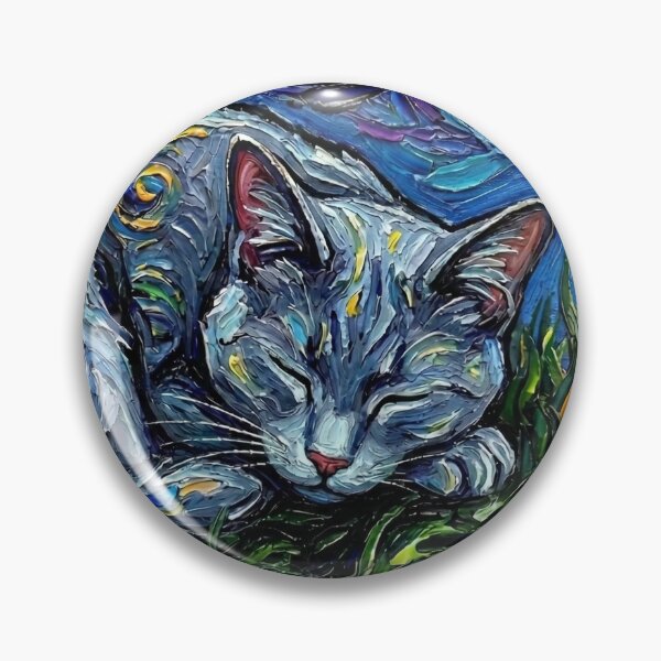 Item preview, Sleepy Korat Cat Night designed and sold by AjaTrier.