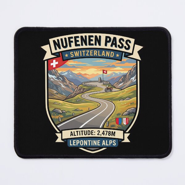 Item preview, Nufenen Pass Motorcycle Touring Switzerland Design designed and sold by enzoade.