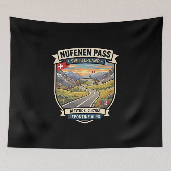 Item preview, Nufenen Pass Motorcycle Touring Switzerland Design designed and sold by enzoade.