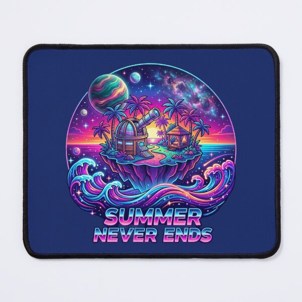 Item preview, Cosmic Tropical Island Synthwave Sunset designed and sold by PrintBreeze.