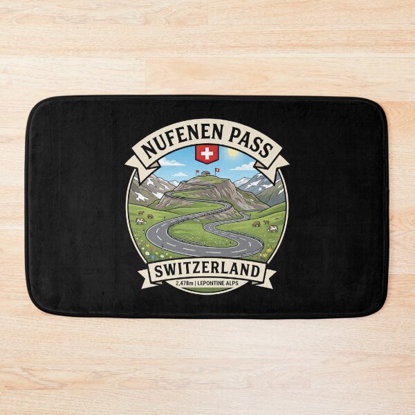 Item preview, Nufenen Pass Switzerland Adventure Driving Graphic designed and sold by enzoade.