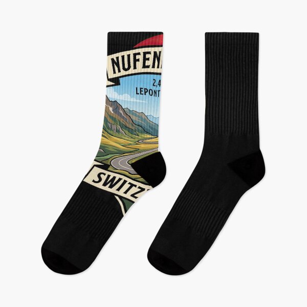 Item preview, Nufenen Pass Scenic Swiss Alps Road Artwork designed and sold by enzoade.