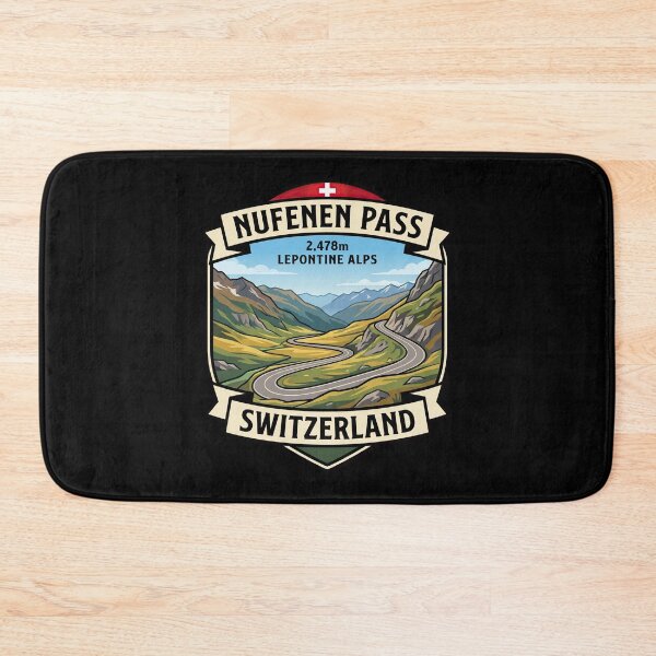 Item preview, Nufenen Pass Scenic Swiss Alps Road Artwork designed and sold by enzoade.