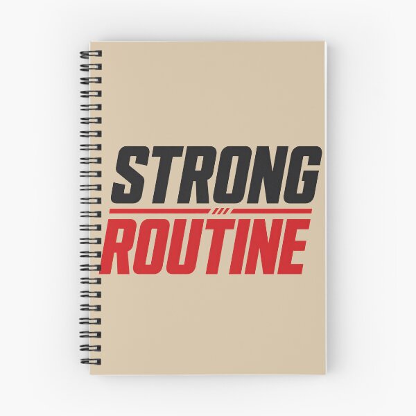 Item preview, Strong Routine Bold Motivation Typography Design designed and sold by VioVibe.