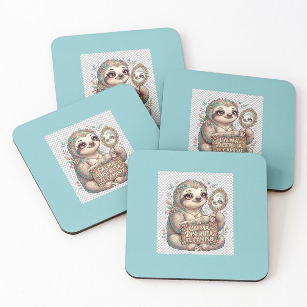 Item preview, cute sloth motivational,calm enjoy the journey designed and sold by XertHardcore.