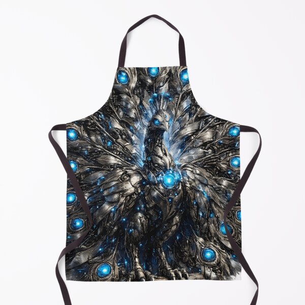 Item preview, Steel Peacock V5 – Majestic Mechanical Peacock | Futuristic Cyber Bird Art designed and sold by SteelCoat Studio.