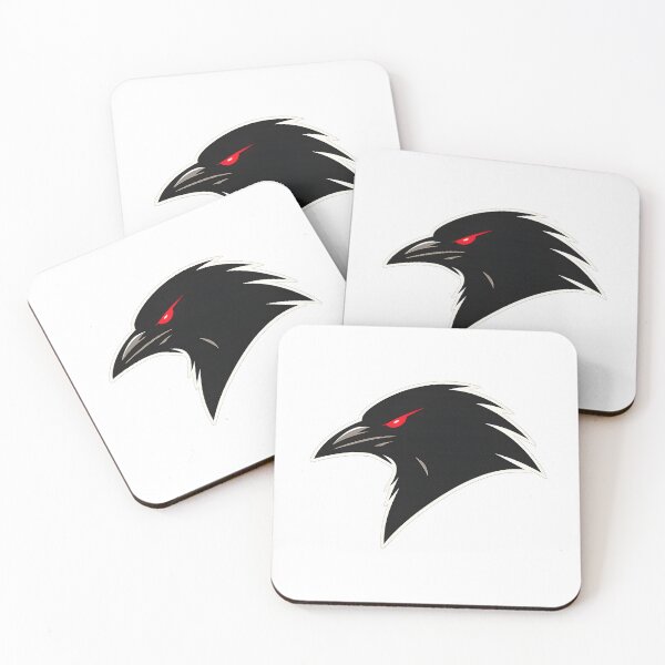 Item preview, Dark Raven Head Minimalist Gothic Design designed and sold by CreativeMindsetLab.