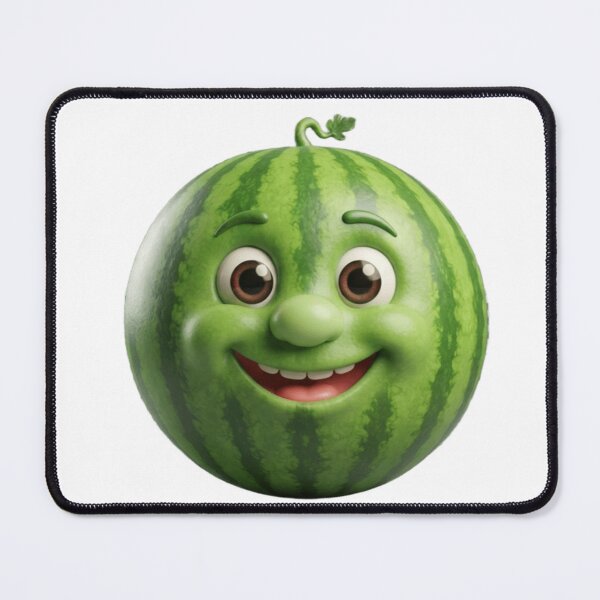 Item preview, Funny Watermelon Face Cartoon Art designed and sold by TripleVertex-1.