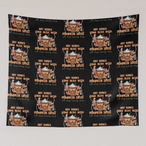 Item preview, Halloween Skeleton Pumpkin Spice Coffee Dry Bones Come Alive Ezekiel 37: 4-5                   designed and sold by Forevermore.