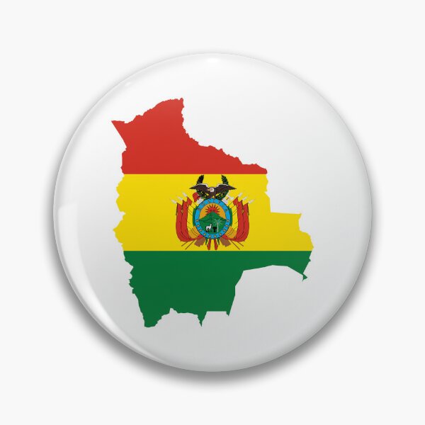 Item preview, Flag Of Bolivia Map designed and sold by Inspirationmotivation.