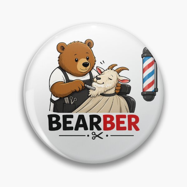 Item preview, Bearded bear and bearded goat designed and sold by Color-inch.