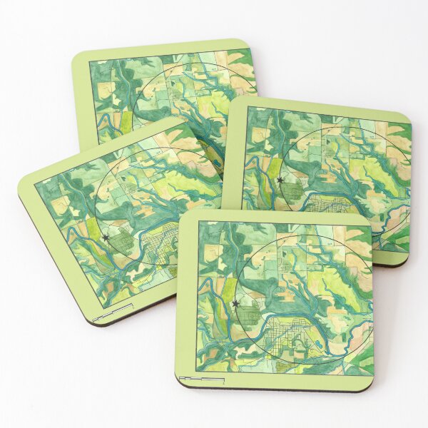 Item preview, Watercolor Map designed and sold by GeoSplore.
