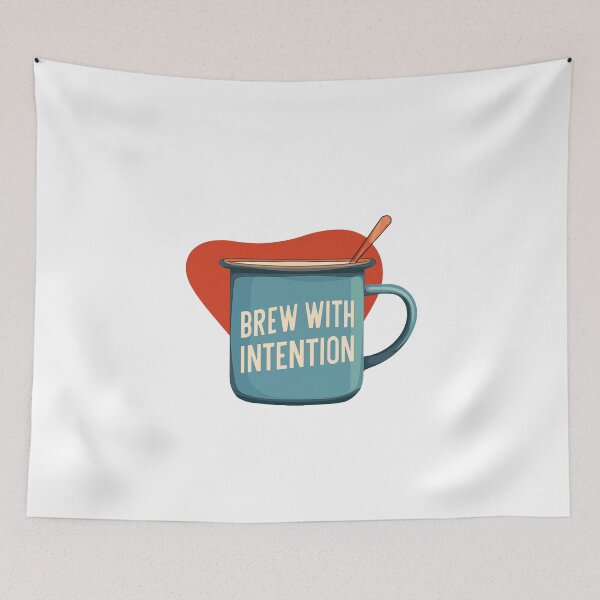 Item preview, Brew With Intention Cozy Coffee Vibe designed and sold by FWLKIT.