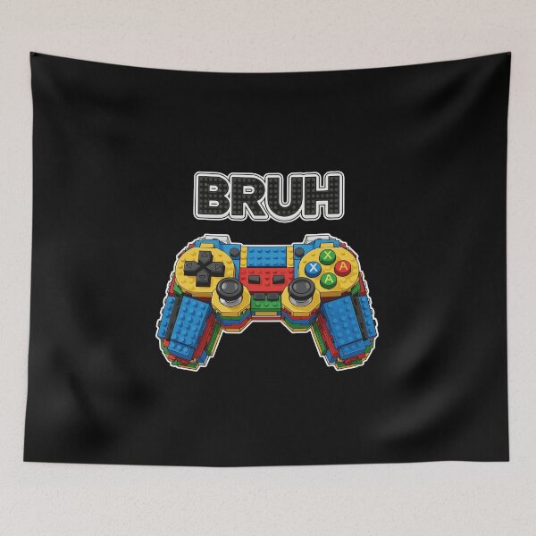 Item preview, Bruh Gaming Controller Gamer Meme designed and sold by PopStars1993.
