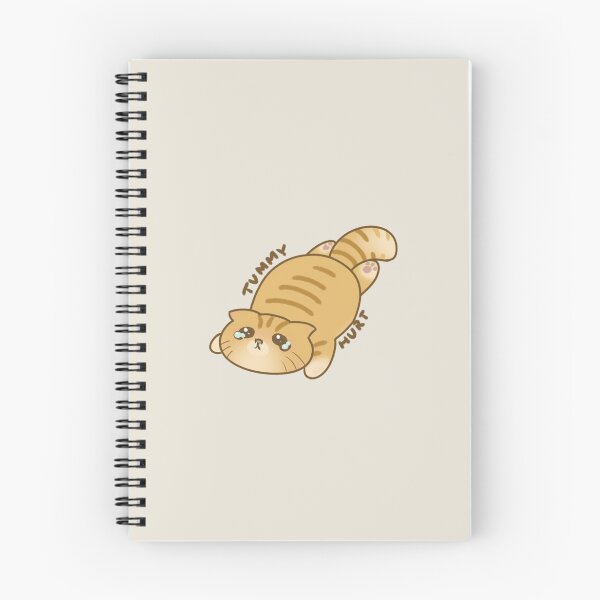 Item preview, Tummy Hurts Cat designed and sold by turtlehappytime.