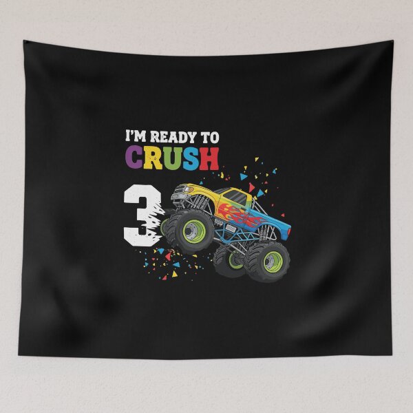 Item preview, I'm Ready To Crush 3 Third Birthday Monster Truck Boy designed and sold by PopStars1993.