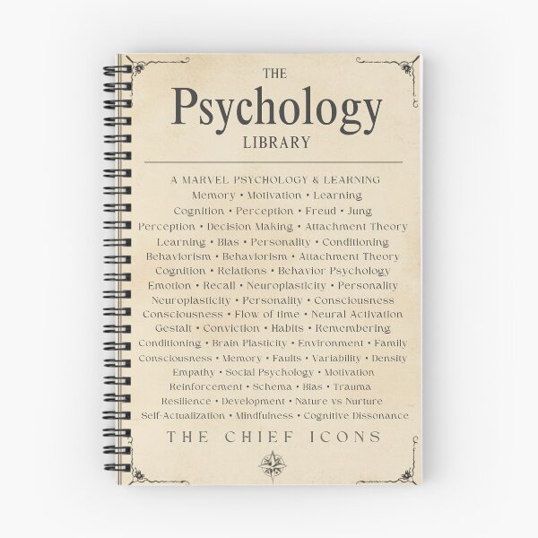 Item preview, The Psychology Library – Vintage Book Cover Dark Academia Student Art designed and sold by NeededTees.