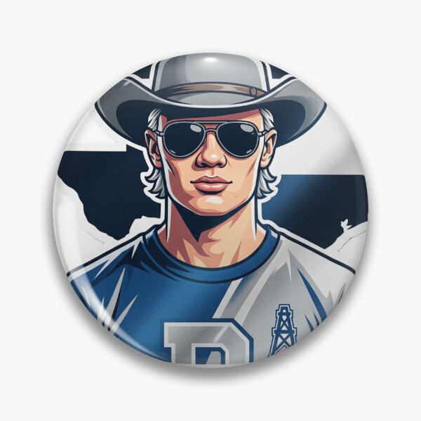 Item preview, Erling Haaland The Texas Cowboy Sticker designed and sold by Simplybe1.