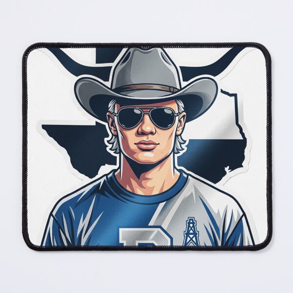 Item preview, Erling Haaland The Texas Cowboy Sticker designed and sold by Simplybe1.