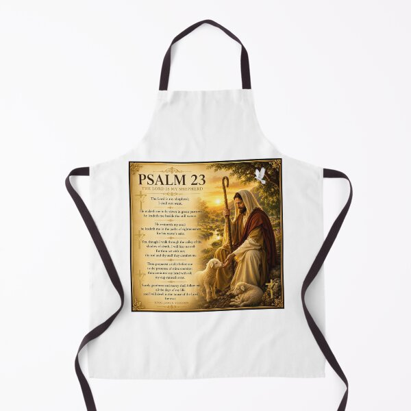 Item preview, Psalm 23 – The Lord Is My Shepherd | Christian Scripture Wall Art | King James Bible Verse designed and sold by KINGDOM GOLD STUDIO.