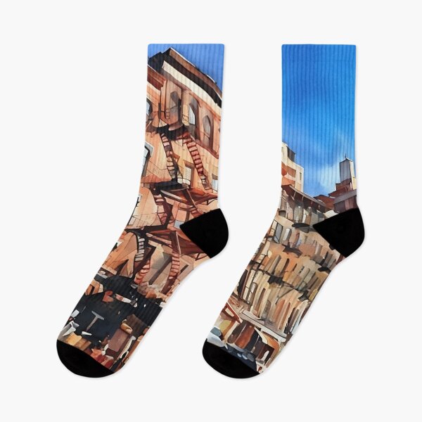 Item preview, The Redbricks of Tribeca designed and sold by RCWatercolours.